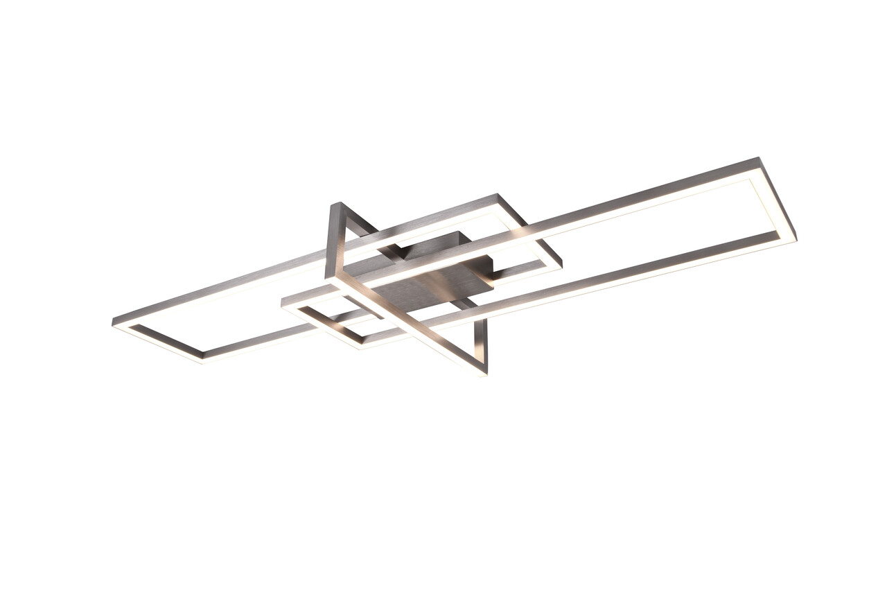 Plafoniera Salinas, TRIO, 100x40x11.5 cm, 34W, 1x SMD, metal, nichel mat - imagine 7